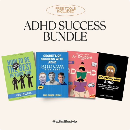 SECRETS OF SUCCESS WITH ADHD (LESSONS FROM FAMOUS PEOPLE WITH ADHD)
